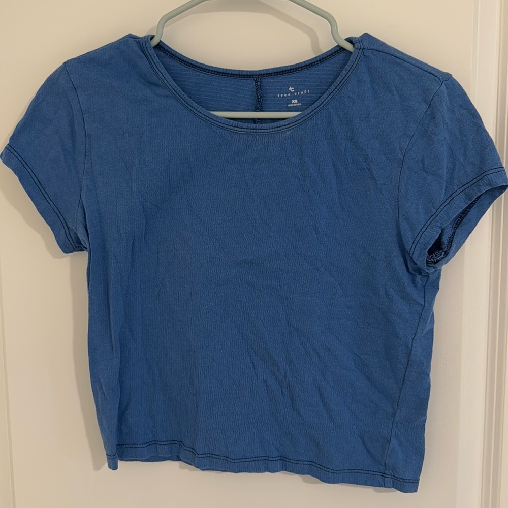 True Craft Blue Boxy T-Shirt